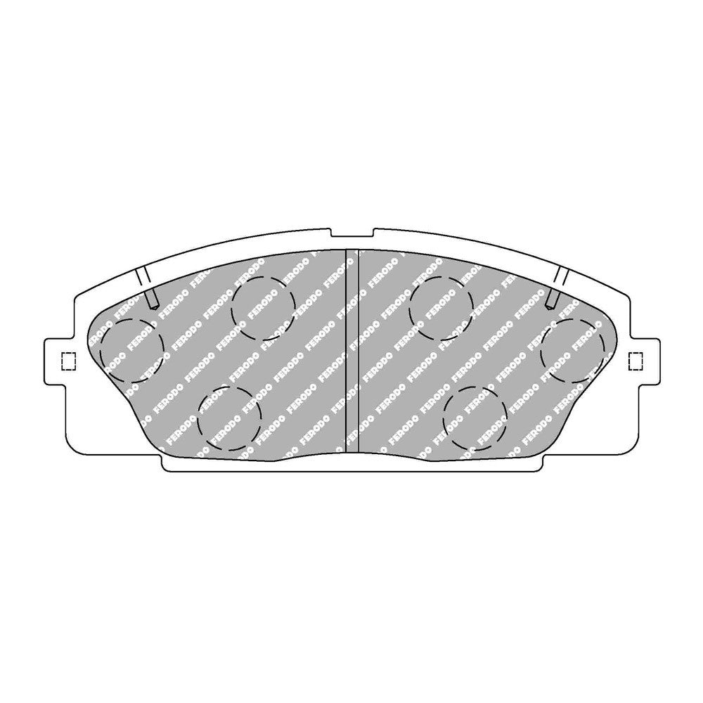 Pastiglie freno FERODO RACING DS2500 FRP3127H