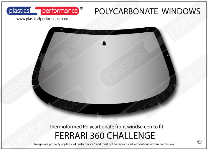 Vetri in Policarbonato per Ferrari 360 Challenge