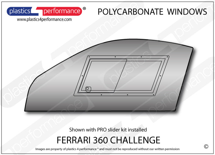 Carica immagine in Galleria Viewer, Vetri in Policarbonato per Ferrari 360 Challenge

