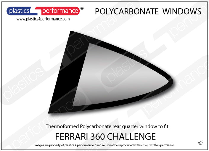 Vetri in Policarbonato per Ferrari 360 Challenge
