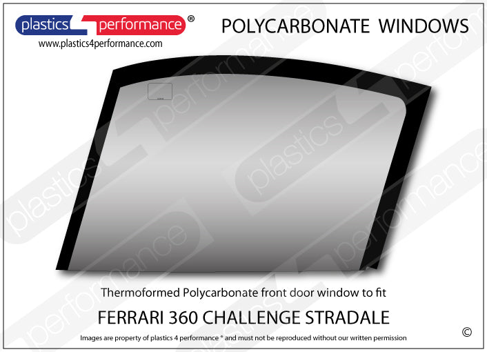 Vetri in Policarbonato per Ferrari 360 Challenge Stradale