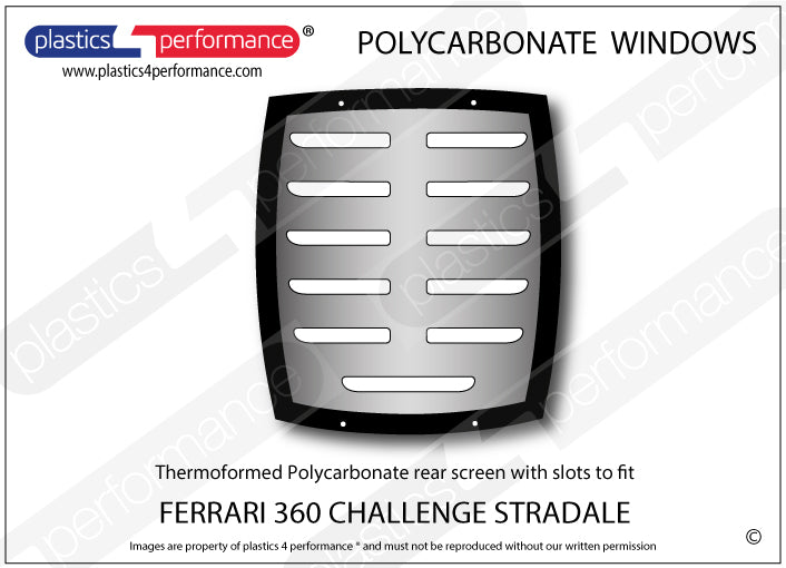Carica immagine in Galleria Viewer, Vetri in Policarbonato per Ferrari 360 Challenge Stradale
