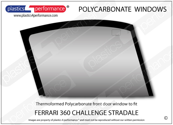Vetri in Policarbonato per Ferrari 360 Challenge Stradale