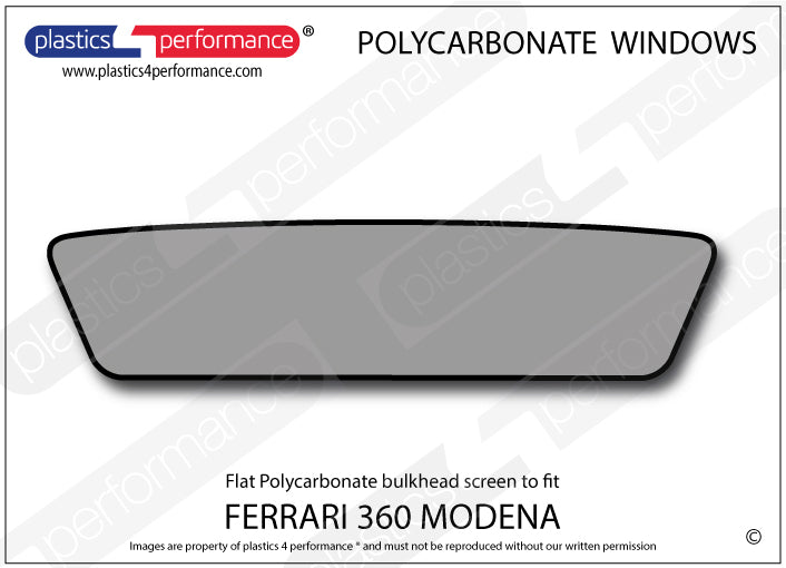 Vetri in Policarbonato per Ferrari 360 Modena