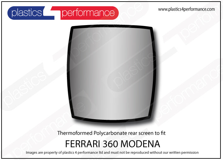 Vetri in Policarbonato per Ferrari 360 Modena