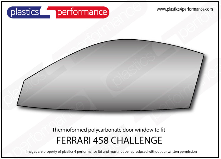 Vetri in Policarbonato per Ferrari 458 Challenge