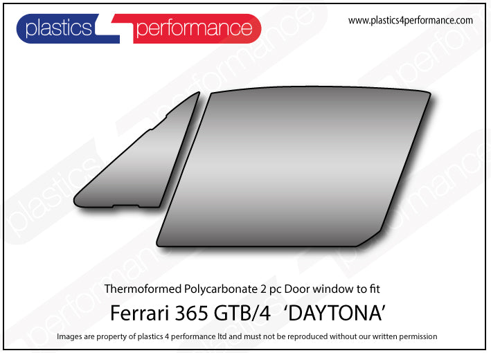 Vetri in Policarbonato per Ferrari 365 GTB4 Daytona