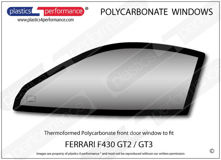 Vetri in Policarbonato per Ferrari F430 GT2 / GT3