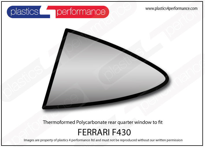 Vetri in Policarbonato per Ferrari F430