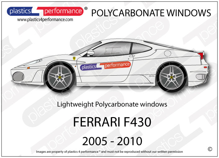 Carica immagine in Galleria Viewer, Vetri in Policarbonato per Ferrari F430
