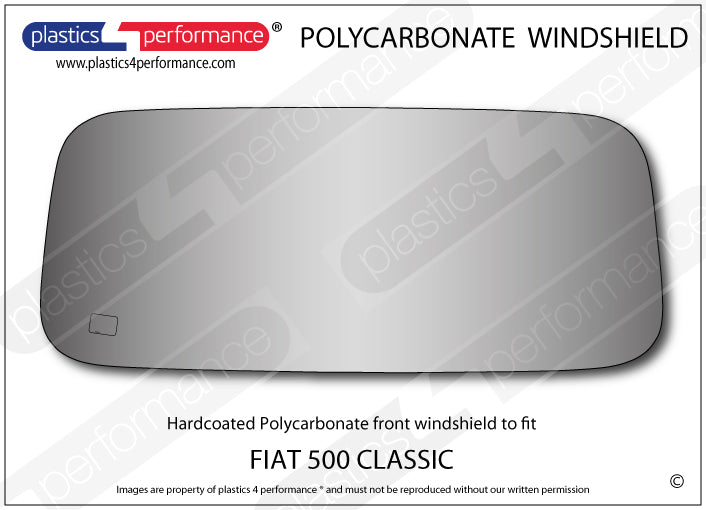 Vetri in Policarbonato per Fiat 500 Classic