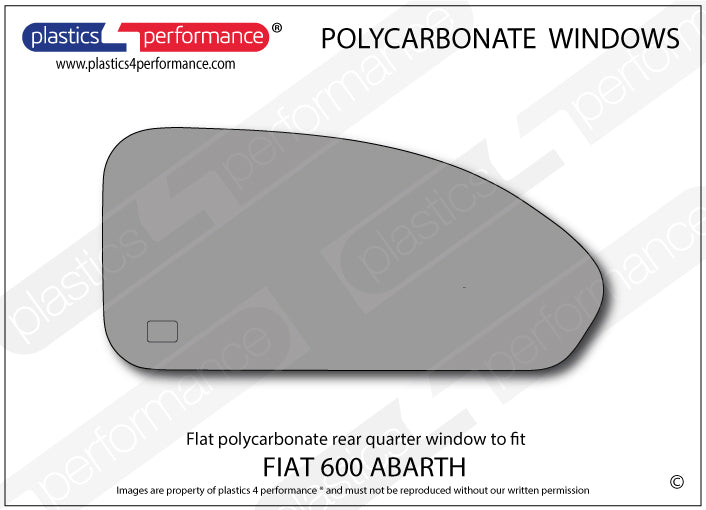 Vetri in Policarbonato per Fiat 600 Abarth