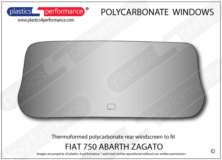 Vetri in Policarbonato per Fiat 750 Abarth Zagato