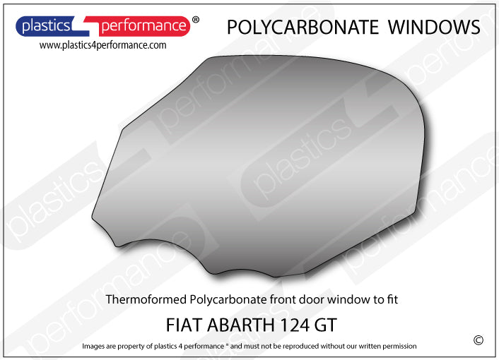 Carica immagine in Galleria Viewer, Vetri in Policarbonato per Fiat 124 Spider Abarth GT
