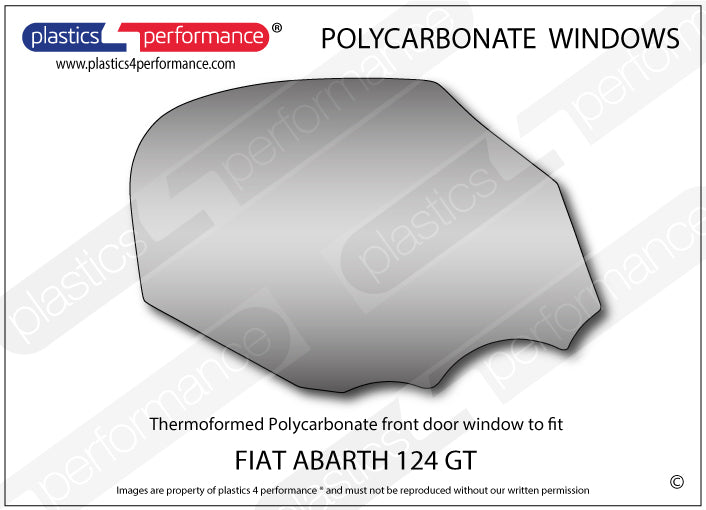 Carica immagine in Galleria Viewer, Vetri in Policarbonato per Fiat 124 Spider Abarth GT
