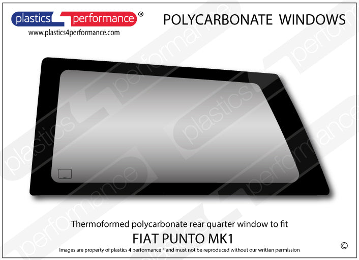 Vetri in Policarbonato per Fiat Punto MK1