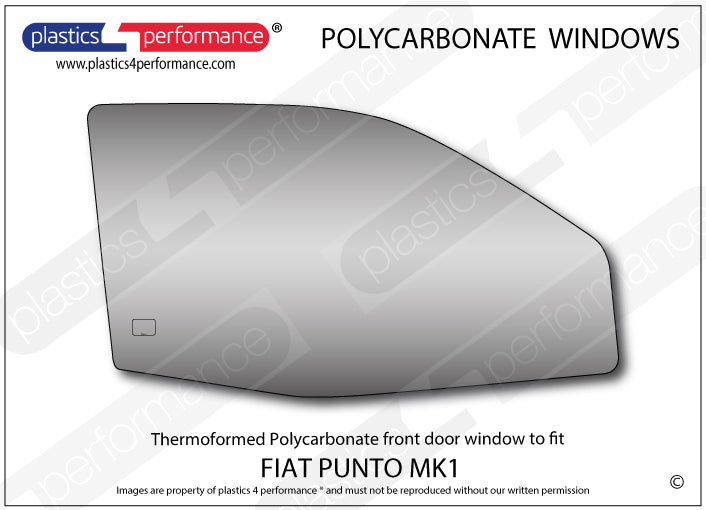 Carica immagine in Galleria Viewer, Vetri in Policarbonato per Fiat Punto MK1
