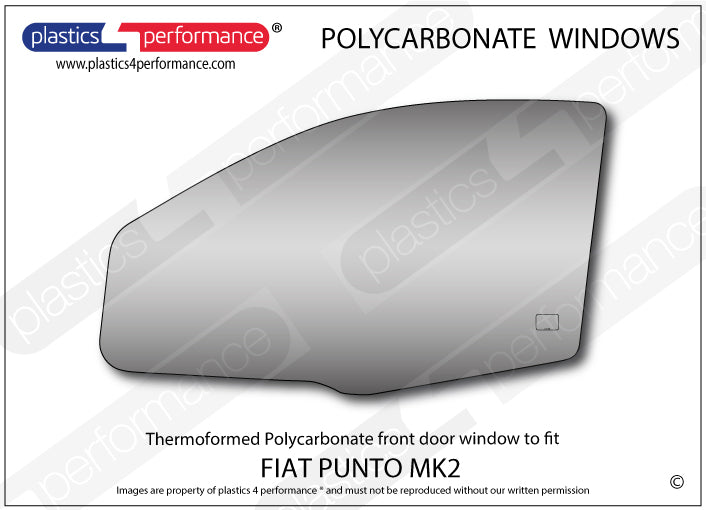 Carica immagine in Galleria Viewer, Vetri in Policarbonato per Fiat Punto MK2
