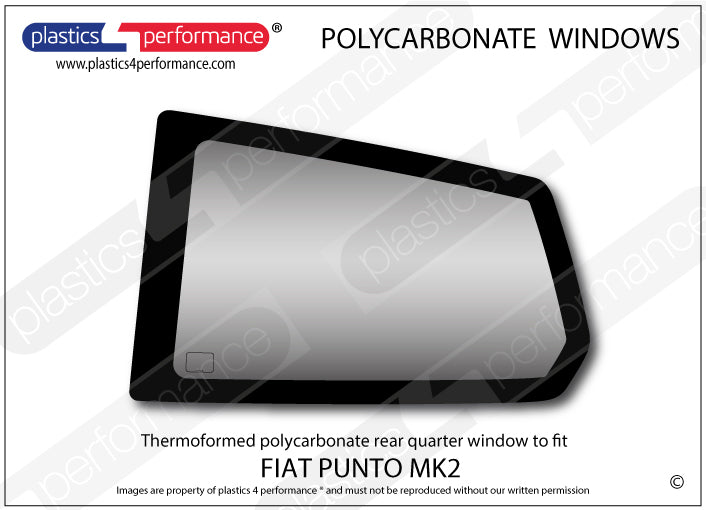 Carica immagine in Galleria Viewer, Vetri in Policarbonato per Fiat Punto MK2
