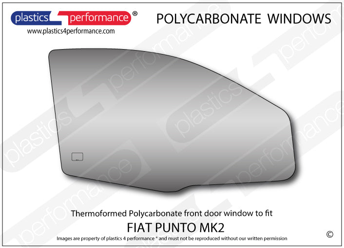 Vetri in Policarbonato per Fiat Punto MK2