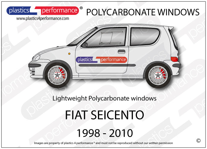 Vetri in Policarbonato per Fiat Seicento