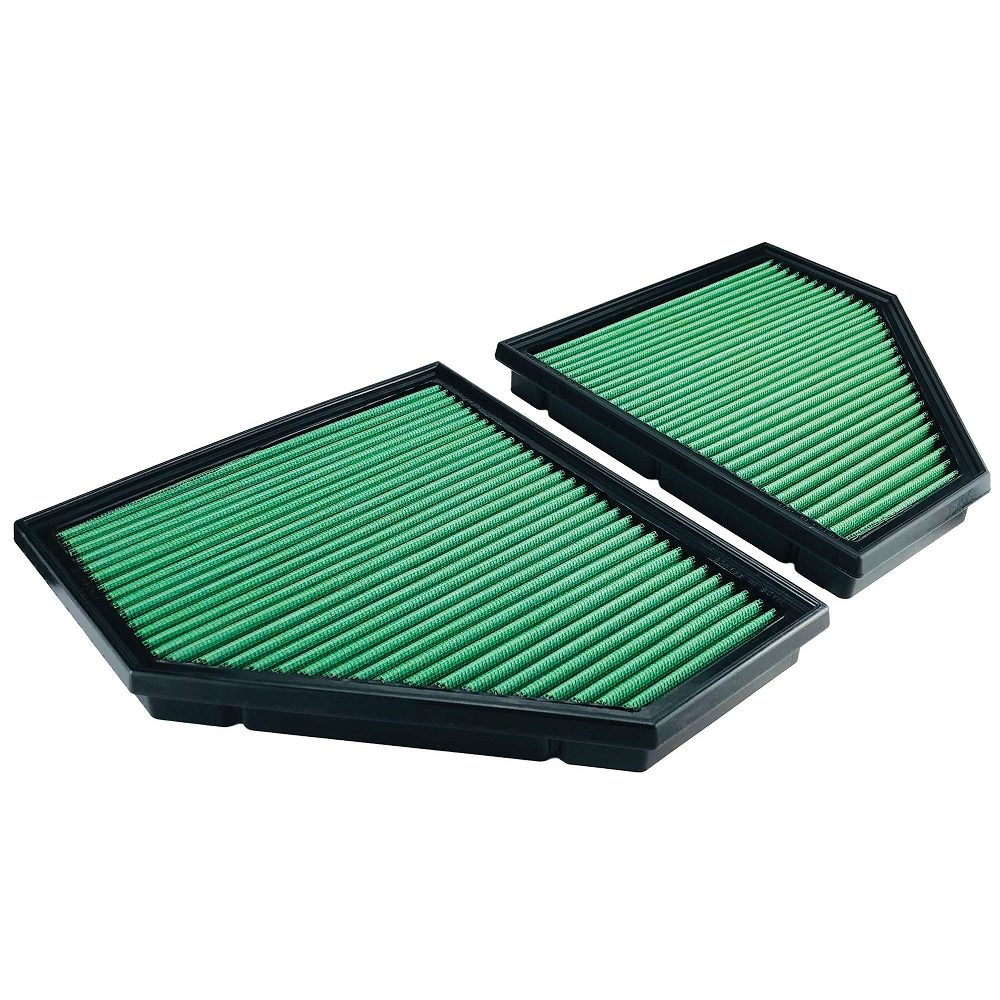 Filtri aria di ricambio originali Green BMW M3 / M4 G80 / 82 21- (x2 filtri)
