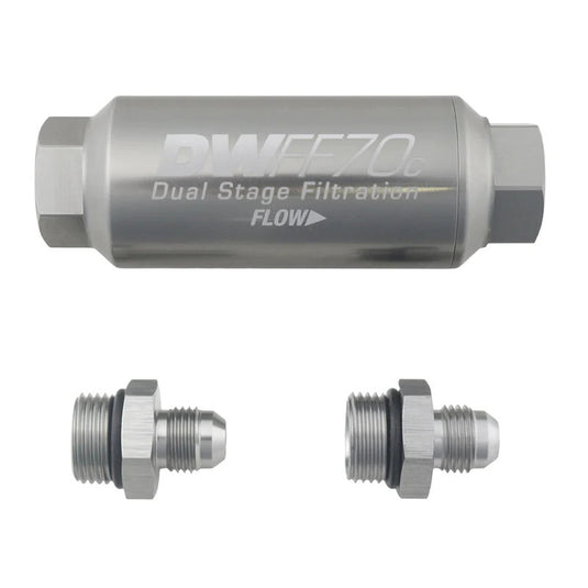 Filtro Benzina Compatto Universale Deatschwerks 10 Microns (Dash 6)
