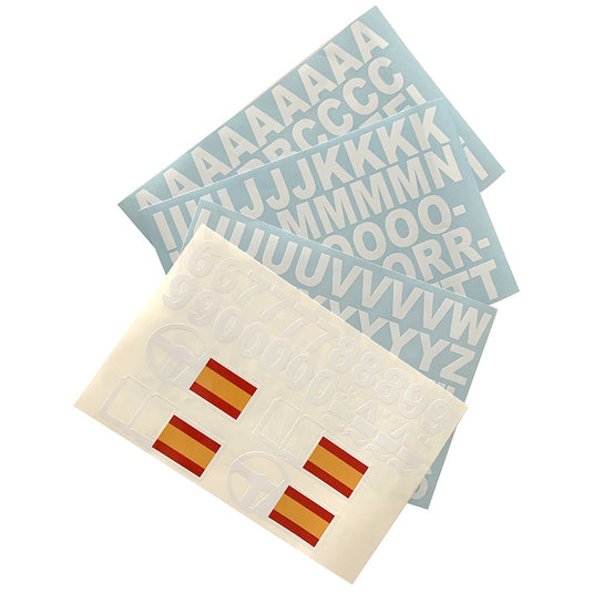 Foglio adesivo Lettere/Cifre/Bandiera Spagna