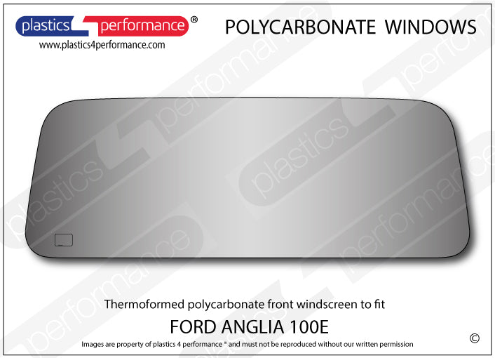 Carica immagine in Galleria Viewer, Vetri in Policarbonato per Ford Anglia 100e
