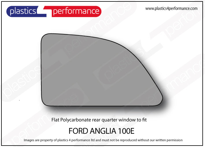Vetri in Policarbonato per Ford Anglia 100e