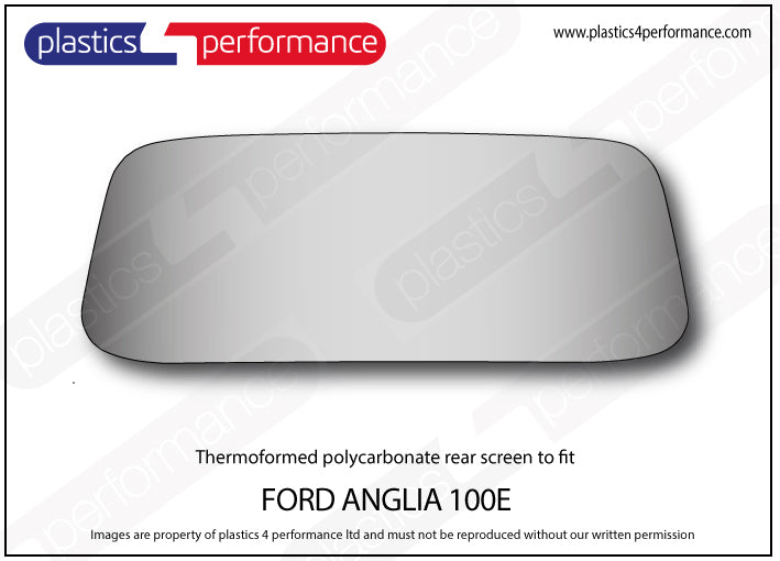 Vetri in Policarbonato per Ford Anglia 100e