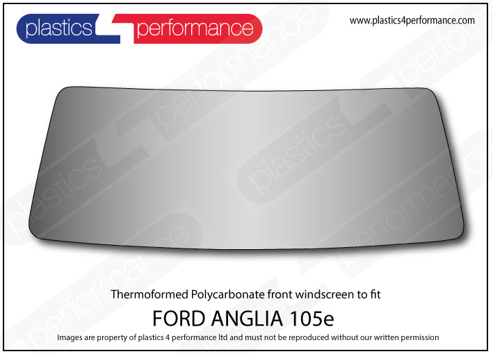 Vetri in Policarbonato per Ford Anglia 105e