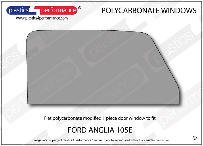 Vetri in Policarbonato per Ford Anglia 105e