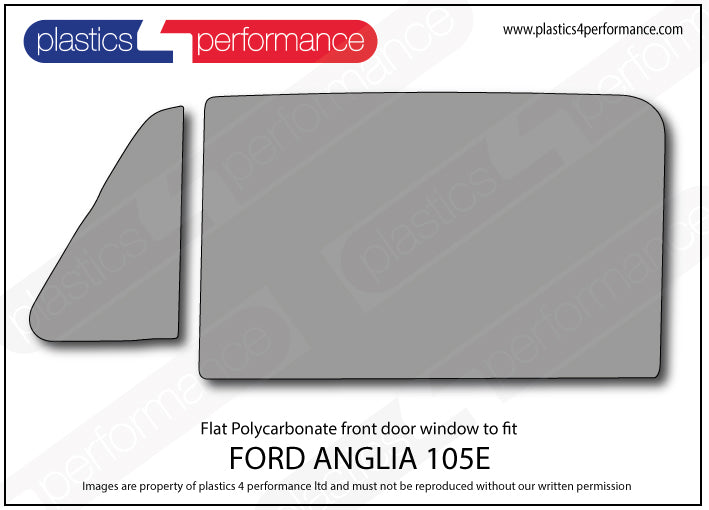 Carica immagine in Galleria Viewer, Vetri in Policarbonato per Ford Anglia 105e
