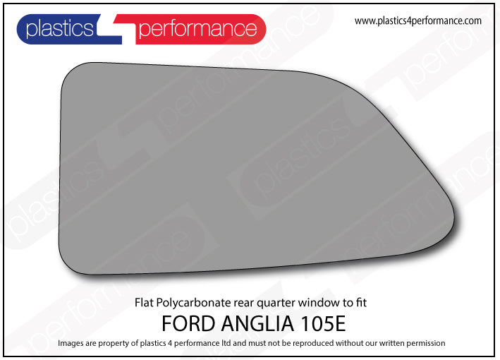 Vetri in Policarbonato per Ford Anglia 105e