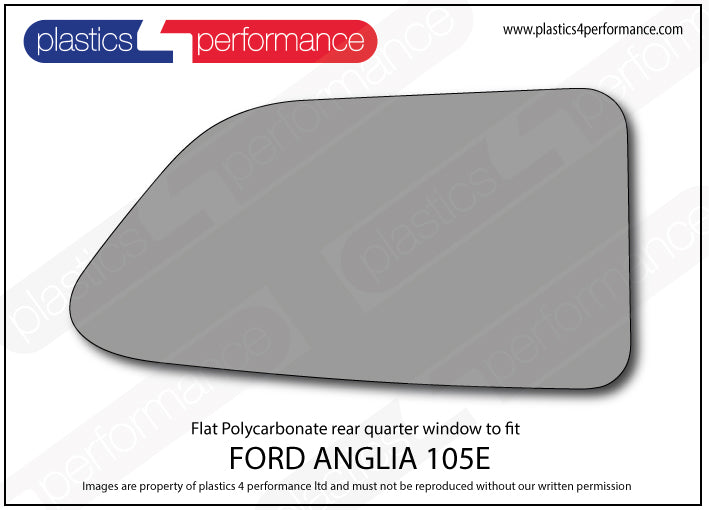 Vetri in Policarbonato per Ford Anglia 105e