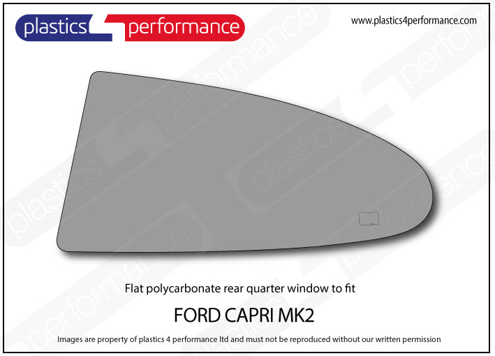Carica immagine in Galleria Viewer, Vetri in Policarbonato per Ford Capri MK2
