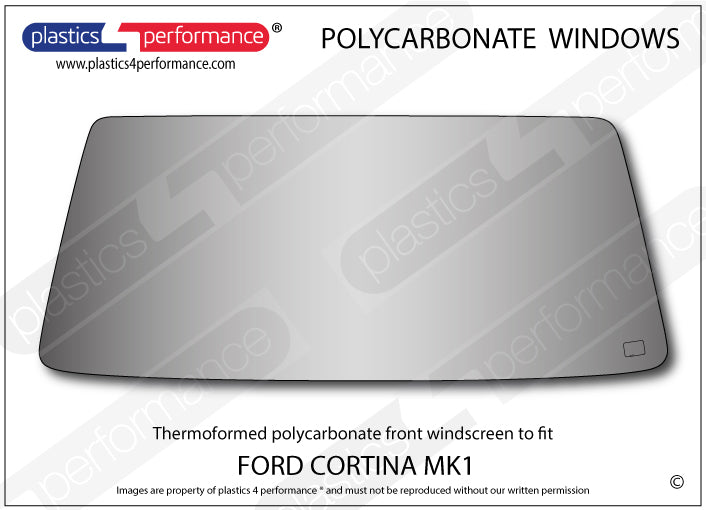 Carica immagine in Galleria Viewer, Vetri in Policarbonato per Ford Cortina MK1
