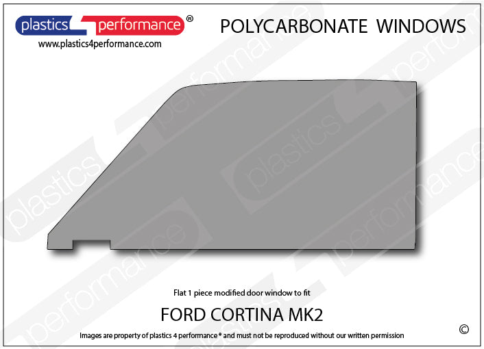 Vetri in Policarbonato per Ford Cortina MK2
