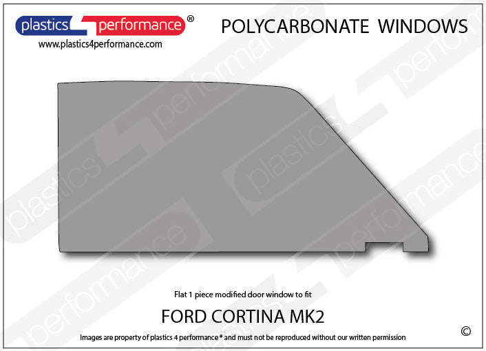 Vetri in Policarbonato per Ford Cortina MK2