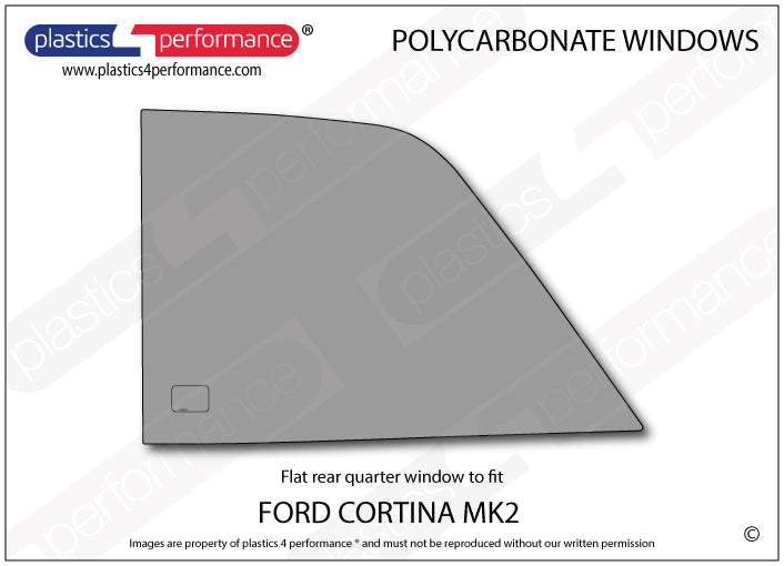Carica immagine in Galleria Viewer, Vetri in Policarbonato per Ford Cortina MK2
