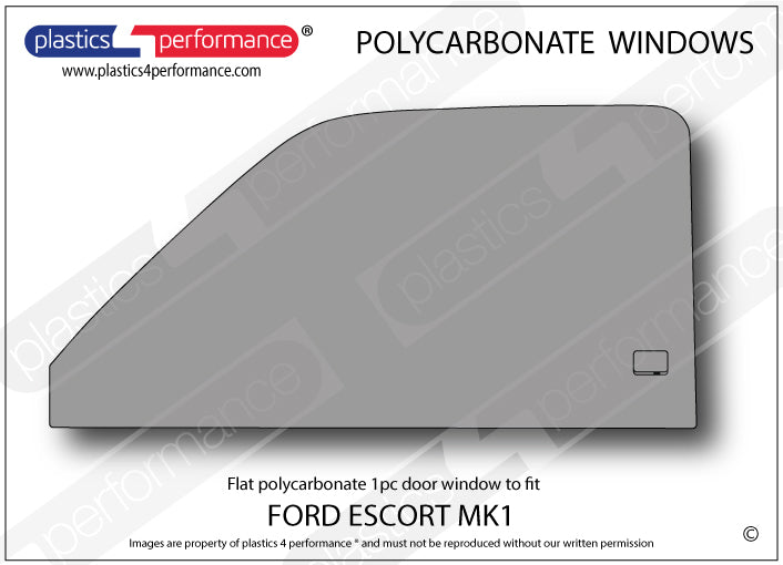 Vetri in Policarbonato per Ford Escort MK1