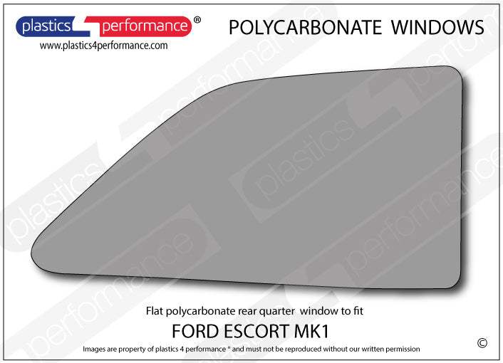 Vetri in Policarbonato per Ford Escort MK1