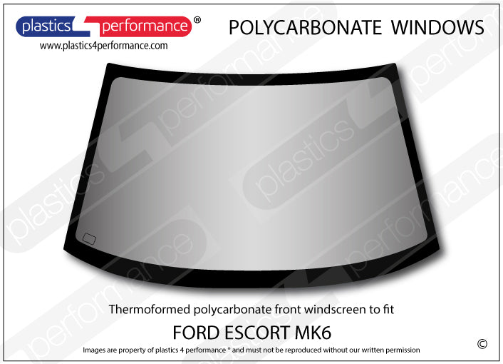 Vetri in Policarbonato per Ford Escort MK6