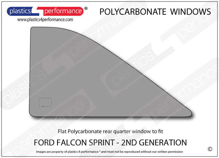 Vetri in Policarbonato per Ford Falcon Sprint 2ª Gen.
