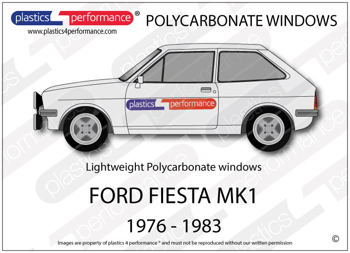 Vetri in Policarbonato per Ford Fiesta MK1