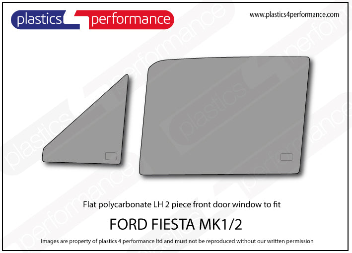 Vetri in Policarbonato per Ford Fiesta MK1