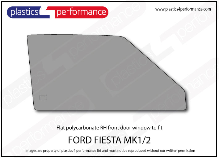 Carica immagine in Galleria Viewer, Vetri in Policarbonato per Ford Fiesta MK1
