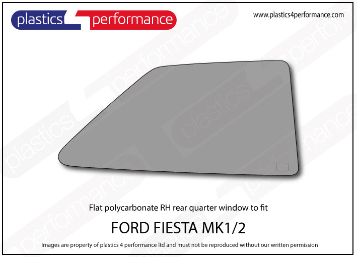 Vetri in Policarbonato per Ford Fiesta MK1