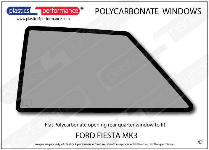Carica immagine in Galleria Viewer, Vetri in Policarbonato per Ford Fiesta MK3
